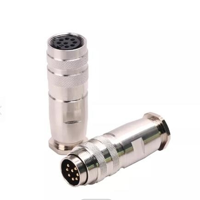 M16 Male Female 8 Pin Circular Connector 360 Shielded Metal Aviation M16