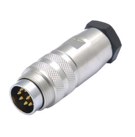 Long Soldering Type AISG Female Male Connector M12 M16 8pin Assembly