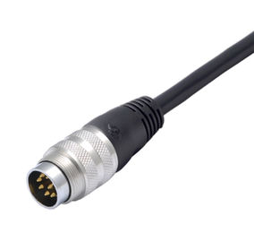Long Soldering Type AISG Female Male Connector M12 M16 8pin Assembly