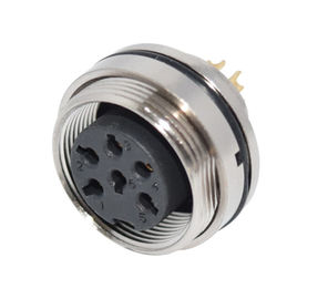 DIN PIN M12 8 Pin 5 Pin Circular Waterproof Connector Crimp Press Solder Type