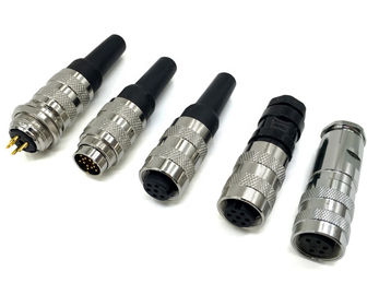 5Pin 8pin waterproof  AISG IP67 soldering crimp press type connector