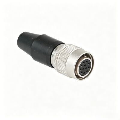 HR10A-10P-12S 12-Pin الإناث الدائرية المرفق الدفع-سحب وصلة للكاميرا الصناعية والمعدات الطبية