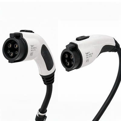 SAE J1772 نوع 1 سدادة شحن الكهرباء 32A 240V AC Connector